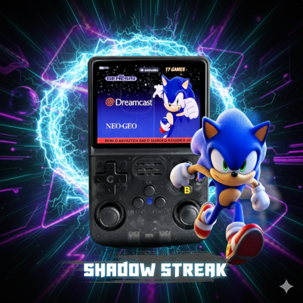 R36S Handheld Game Console, 3.5 Inch IPS Built-in 10,000+ Classic Video Games