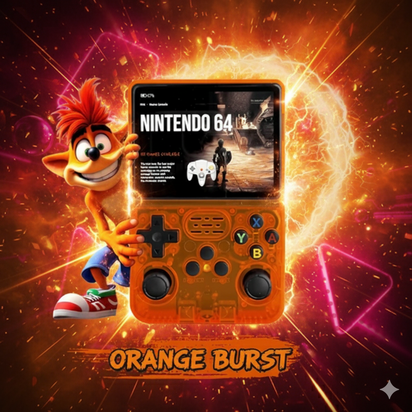 R36S Handheld Game Console, 3.5 Inch IPS Built-in 10,000+ Classic Video Games