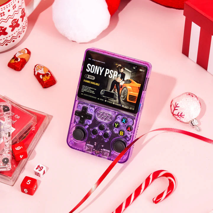 R36S Handheld Game Console, 3.5 Inch IPS Built-in 10,000+ Classic Video Games