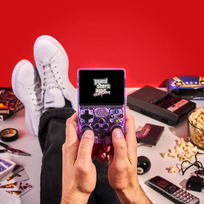 R36S Handheld Game Console, 3.5 Inch IPS Built-in 10,000+ Classic Video Games